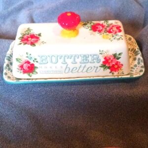 Pioneer woman Butter dish